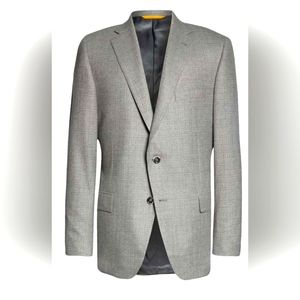 HICKEY FREEMAN​Milburn II Regular Fit Melange Wool Suit size 40R